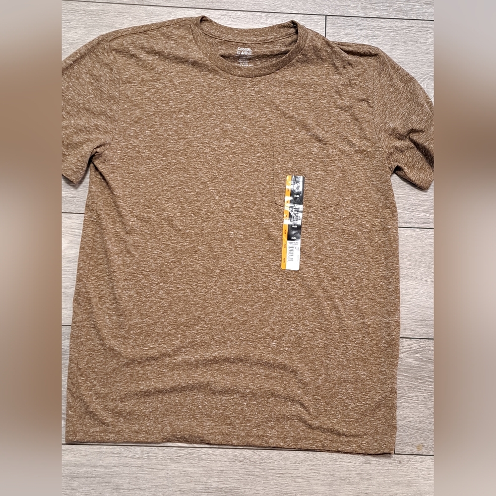 Brand New George Men's Brown Pocket T-Shirt